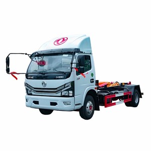 รถบรรทุกขยะแบบ Hook-lift ยี่ห้อ Dongfeng 4x2 พวงมาลัยซ้าย/ขวา ขนาด 8 ลูกบาศก์เมตร ใหม่เอี่ยม ปรับเปลี่ยนได้หลากหลาย เหมาะสำหรับงานสุขาภิบาลในเมืองและชุมชนในเขตเมือง - Product Image 1