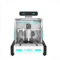 Machine intelligente de peinture au sucre automatisée, alimentée par l'IA, alliant style dessiné à la main et impression automatisée ; facile à utiliser 2026