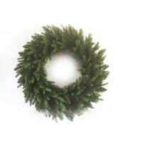 Baru Datang Natal Karangan Bunga Buatan Evergreen Natal dengan Berry