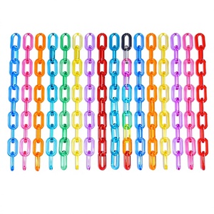 Cadena de Eslabones de Resina Colorida Única 2026, Forma Irregular, Transparente, Moderna, para Decoración del Hogar, Material Artístico de Fundición - Product Image 4
