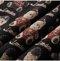 Tissu Jacquard pour Salon Professionnel, Vente en Gros, Prêt à l'emploi, Impression Personnalisée, Faible MOQ