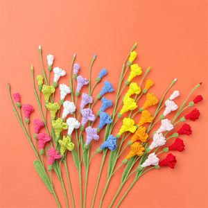 Petite fleur de <span class=keywords><strong>Freesia</strong></span> simple faite à la main pour la décoration de la maison Graduation/cadeau Noël fête des mères et nouvel an - Product Image 1