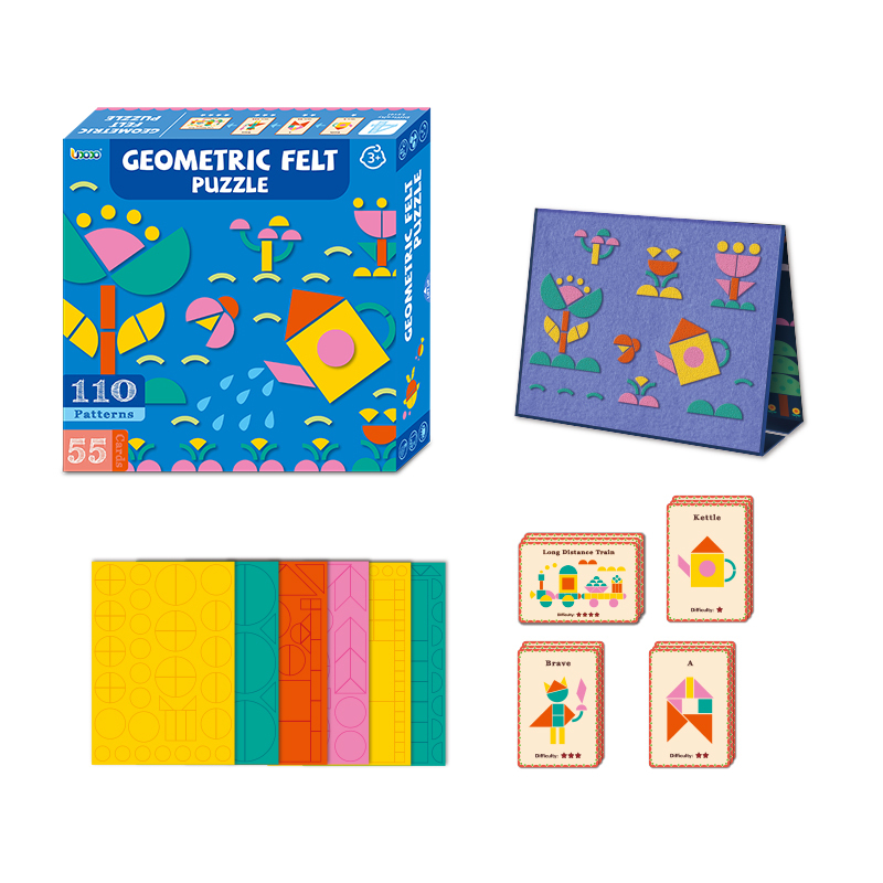Eco-friendly Paper Geometric Puzzle Board preview 2