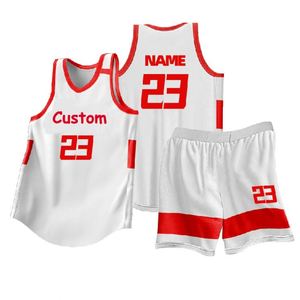 Maillot de basket personnalisé par sublimation, gilet, séchage rapide, confortable, respirant, pour les matchs et l'entraînement - Product Image 3