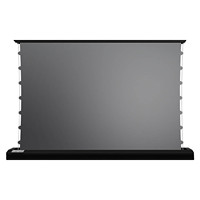 Écran de projection motorisé Yinzam pour sol, 100 à 120 pouces, 16:9, 4K UHD, ALR PET Crystal pour projecteurs à longue focale UST