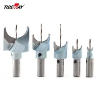 TIDEWAY Fresa para router de madera de grado industrial con vástago de 10mm, para cuentas de Buda, punta esférica y redondeo de esquinas, con recubrimiento de AlTiN, OEM/ODM
