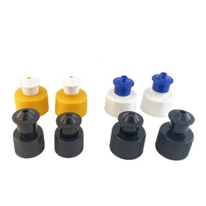 Tapa de Plástico Negra y Colorida 28/410 con Sistema de Empuje y Extracción para Detergente Lavavajillas - Product Image 5
