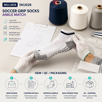 Chaussettes de football antidérapantes pour équipes de football, marque privée avec contrôle qualité et spécifications