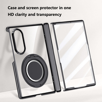 Étui magnétique pliable ODM OEM avec anneau rotatif à 360 degrés et couverture complète de la charnière pour Galaxy Fold8 et Fold8 Wide