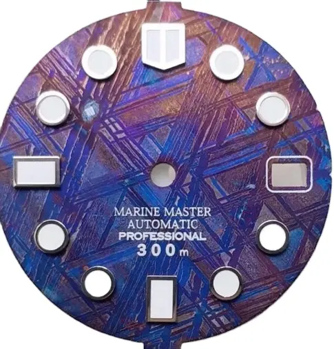 Migliore qualità cina produttore OEM Custom Watch Dial parti dell'orologio da polso serie NH 35-36 quadrante dell'orologio Meteorite