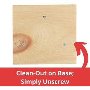 Onafgewerkt Hout Grenen <span class=keywords><strong>Frame</strong></span> Vogelhuisje Voor Het Schilderen Van Vogels Kijken Voor Vinken En Zangvogels - Product Image 3