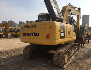 Excavatrice sur chenilles KOMATSU PC160-7 d'occasion 6 cylindres, moteur en ligne et pompe à vendre - Product Image 5