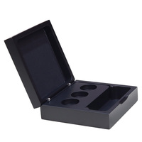 Boîtes cadeaux en bois massif modernes personnalisées 6+3 carrées pour capsules de café, emballage pour le stockage de capsules Nespresso