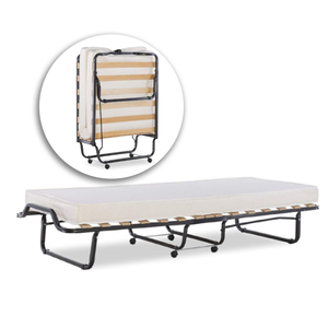 14.043 Letto <span class=keywords><strong>Pieghevole</strong></span> in Metallo da 4 Pollici <span class=keywords><strong>con</strong></span> <span class=keywords><strong>Materasso</strong></span>, Letto da Campeggio <span class=keywords><strong>Pieghevole</strong></span>, Letti Pieghevoli in Memory Foam per Adulti e Bambini - Product Image 1