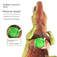 Jouets de dinosaures en PVC souple de grande taille Zhiqu, simulation de Triceratops et de Tyrannosaurus Rex pour