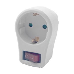 E-SUN excellente qualité 16A 250V avec interrupteur adaptateur allemand Standard adaptateur secteur convertisseur Eu adaptateur électrique sortie - Product Image 5