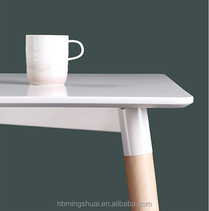 Restaurante precio al por mayor mesa de color de madera simple belleza muebles conjunto mesa de cena rectangular - Product Image 4