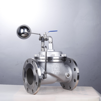 Vanne de régulation de pression à diaphragme à bride en acier inoxydable 304, OEM, pour applications acides et hydrauliques, AC 220V, taille de port 4
