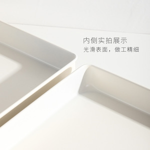 ถาดอบขนมสี่เหลี่ยม 28x28 ซม. เคลือบสารกันติด สีขาว ใช้กับเตาอบได้ - Product Image 2