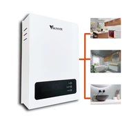 Chauffe-eau instantané électrique sans réservoir 12-18KW 220V 240V, personnalisable, avec affichage numérique de la température, pour douche d'hôtel - Vente en gros