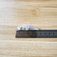 Non peint 50mm 3g rapide Jerk appât dur leurre de pêche Jerkbait petit naufrage méné blancs pour océan bateau pêche perche basse ABS
