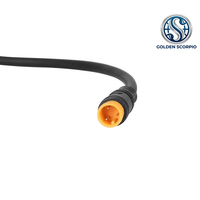 Manillar de Aceleración de Media Giro 12V-72V de Plástico Duradero Impermeable con Conector M8 de 3 Pines WP para Scooter