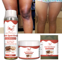 OEM huile de gommage coudes genoux mains jointures ensemble de blanchiment de la peau enlever la peau morte exfoliant taches brunes savon extra fort