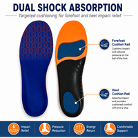 Semelles orthopédiques de soutien de la voûte plantaire en velours, gel, PU, TPU, inserts souples pour le sport, hommes, femmes, pieds plats, absorption des chocs, antidérapantes, course à pied