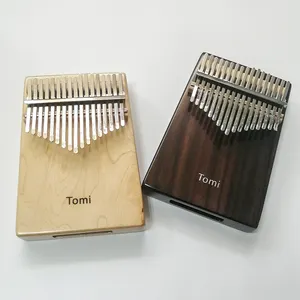 Instrument de musique en bois pour piano à 17 touches Kalimba Thumb