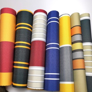 Tessuto per Tende da Sole 450D <span class=keywords><strong>100</strong></span>% Poliestere Resistente all'Acqua a Righe 280GSM per Esterni - Product Image 2