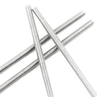 Usine pouces 1/4 "5/16" 3/8 "SUS304 316 AISI304 316 ANSI304 316 ASME B8M tige filetée barre filetée complète avec écrou DIN975