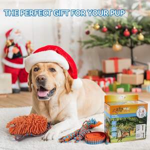 Mainan Tarik Tali Interaktif AFP untuk Hewan Peliharaan, Mainan Gantung Luar Ruangan, Mainan Tarik Tali Bungee untuk Anjing, Mainan Kunyah Tali Anjing dari Bahan Plush Lembut untuk Anjing Kecil & Sedang - Product Image 6