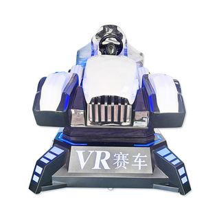 เครื่องจำลองการแข่งรถ VR Arcade สำหรับใช้งานเชิงพาณิชย์ในร่มในห้างสรรพสินค้าและสวนสนุก โครงสร้างไฟเบอร์กลาส - Product Image 4