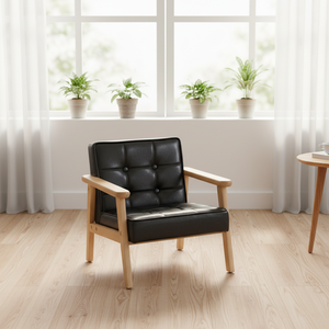 Canapé enfant moderne et écologique en bois, confortable et moelleux, une place, avec tissu PU imperméable <span class=keywords><strong>pour</strong></span> hôtel, appartement, chambre à coucher - Product Image 3