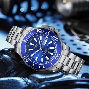 Drioshipping Customized Luxury <b>Automatic</b> Mechanical Quartz Watch High-End Classic Luminous Waterproof Alloy for Business Fashion - Product Image 2