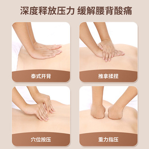 Massage <b>Cushion</b> Full Body <b>Back</b> Neck Hip Vibration Heat Therapy USB Rechargeable Flagship Edition - Product Image 4