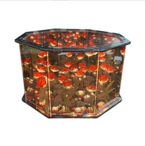 ไฟ LED สามมิติสำหรับยามค่ำคืนรูปดอกกุหลาบเทียมโคมไฟข้างเตียงจำลองแบบแฮนด์เมดโคมไฟบ้าน - Product Image 1