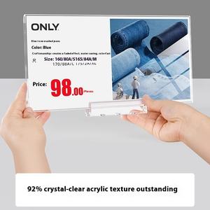 Présentoir acrylique de panneau d'affichage, étiquette de prix promotionnelle magnétique, signe de guide de pharmacie - Product Image 3