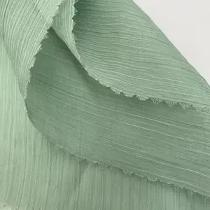 New fashion 100% Along the fiber crepe chiffon fabric for dress Skirt chiffon shirt Fabrics