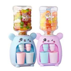 Wholesale Mini Water Dispenser Shaped Gummy Candy Children Gift Simulation Kitchen Jelly Beans Cartoon Candy Toys For Kids