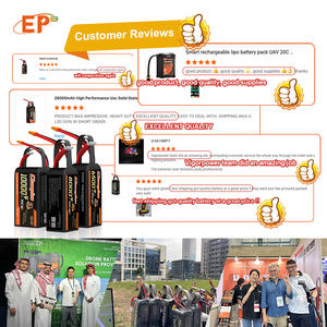 EP 100C 6s <span class=keywords><strong>Lipo</strong></span> Drone FPV RC Battery3.7v 4s 6s 5500mAh 4000mah <span class=keywords><strong>2200mah</strong></span> sert çanta RC modeli polimer piller paketi Deans ile - Product Image 4