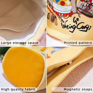 Borsa in Tela Personalizzata con Logo Stampato, Design Clown Cartoon, Borsa a Tracolla per <span class=keywords><strong>Shopping</strong></span> - Product Image 4