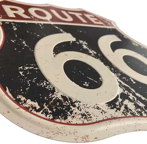 OEM Route 66 firma segnaletica stradale Vintage targa in metallo High Way per la decorazione della parete