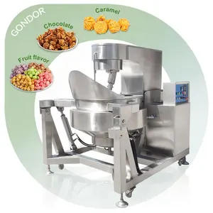 Rasa keju elektrik Pop jagung Cina Amerika Popcorn membuat 50kg harga mesin di Pakistan untuk produk