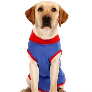 Roupa de recuperação personalizada para cães e gatos, camisa para recuperação de feridas abdominais, roupa aconchegante para cirurgia de animais de estimação, masculina e feminina