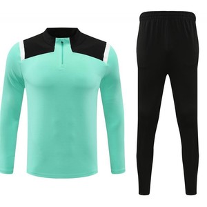 Men's <b>Soccer</b> Training Tracksuit Set Long Sleeve 1/4 Zip Jersey Jogger Pants Quick Dry Printed Digital Printed Custom Teamwear - Product Image 4
