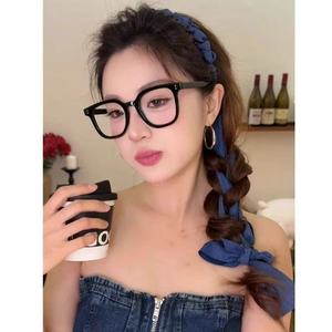 Nueva Diadema Coreana de Mezclilla con Lazo, Diseño de Nudo Retorcido Fresco de Verano, Diadema con Peine Completo para Niñas Dulces - Product Image 2