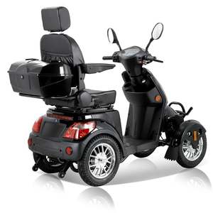 <span class=keywords><strong>Scooter</strong></span> Elettrico a Lunga Autonomia <span class=keywords><strong>per</strong></span> Anziani con <span class=keywords><strong>Pneumatici</strong></span> da 10 Pollici, Batteria al Litio 48V, Portata 330kg, a Quattro Ruote con Seggiolino <span class=keywords><strong>per</strong></span> Bambino - Product Image 4