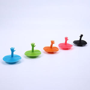 Hand Shape Silicone <b>Sink</b> <b>Stopper</b> Anti Clog <b>Drain</b> Filter Flexible Bathtub Kitchen Water Plug - Product Image 1