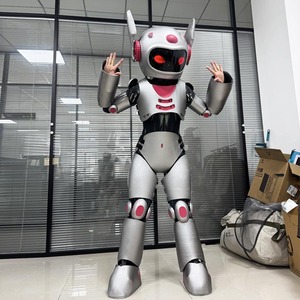 Costume de <span class=keywords><strong>robot</strong></span> LED grandeur nature pour <span class=keywords><strong>femme</strong></span> - Tenue de performance d'Halloween pour adulte - Vêtement pour événements formels et spectacles - Product Image 3
